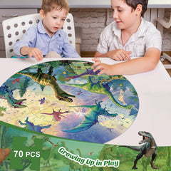 REALRINDO storage box keeps puzzle pieces organized after playtime.