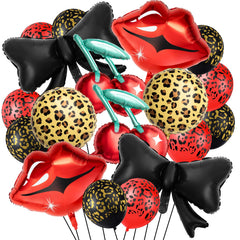 RealSpring cheetah print balloon 12 inch adds bold accents for themed party