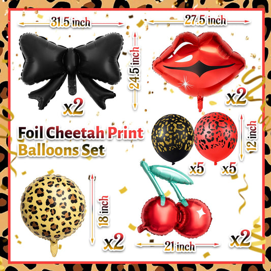 RealSpring cheetah print balloon 18 inch adds visual impact to decor