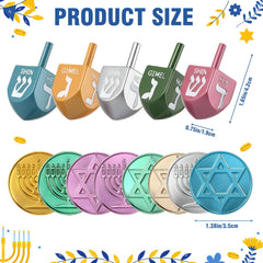 RealSpring wooden dreidels are durable and lightweight for spin games