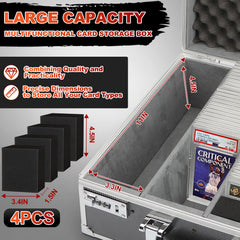 REAQUE capacity display for 170+ PSA/GMA slabs in the case
