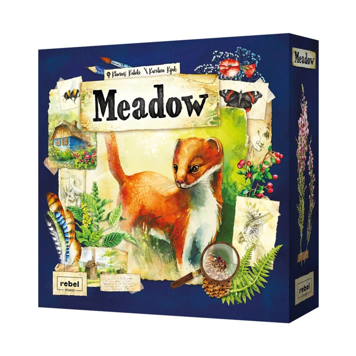 Rebel Studio Meadow map and cards for nature study and drafting.