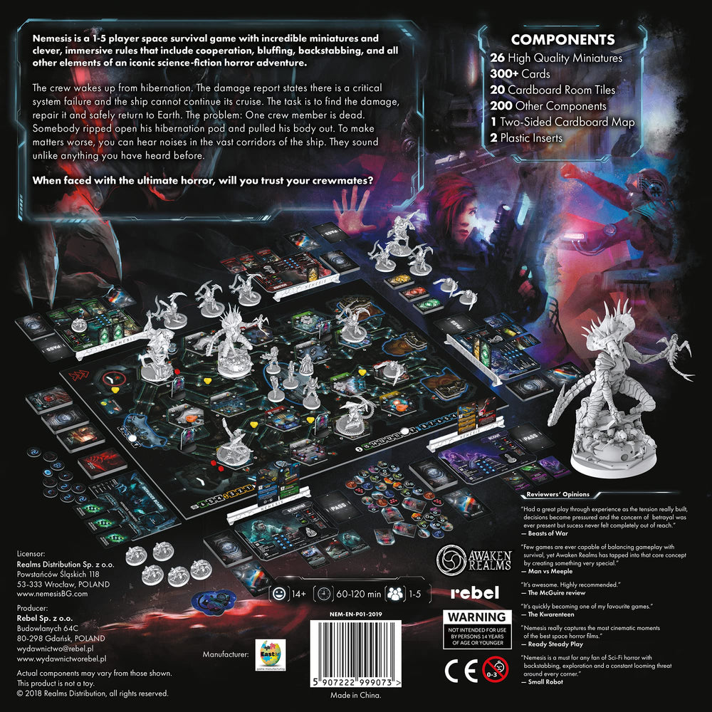 Rebel Studio Nemesis 26 detailed miniatures for dramatic sci‑fi encounters.