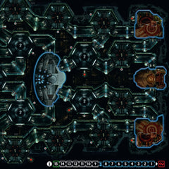 Rebel Studio Nemesis ship hallway art sets mood and tension.