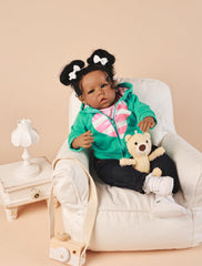 Rebornova reborn baby doll silicone limbs provide soft cuddle feel