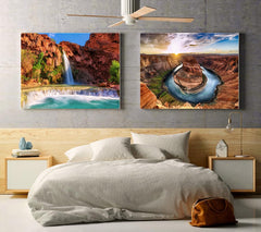 RECHIATO four-pack puzzle captures Desert Landscape for immersive scenery.
