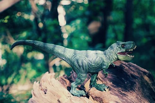 RECUR hand-painted Tyrannosaurus Rex figure with lifelike textures for tactile exploration.