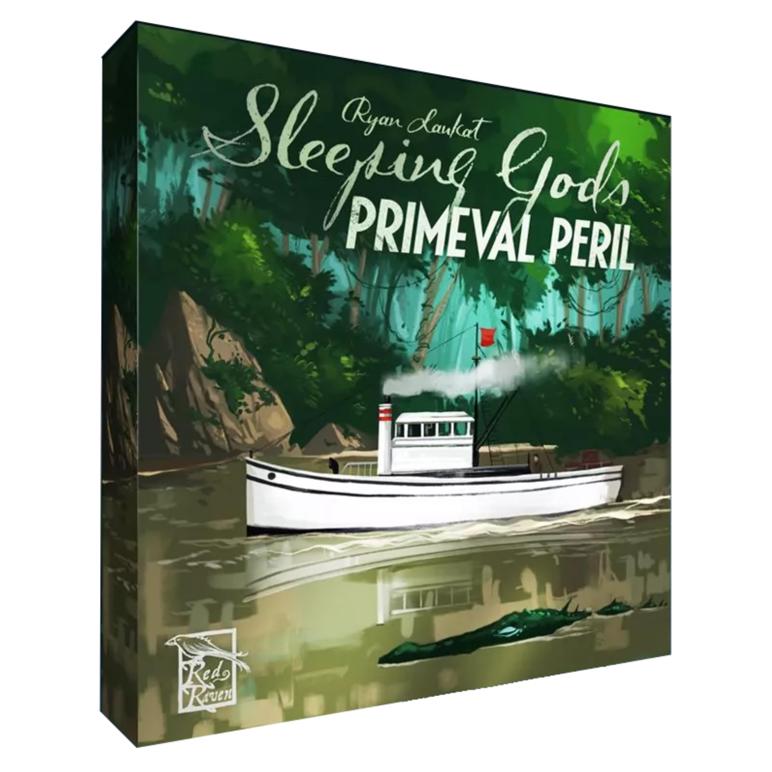 Red Raven Primeval Peril river map for strategic planning and co-op play