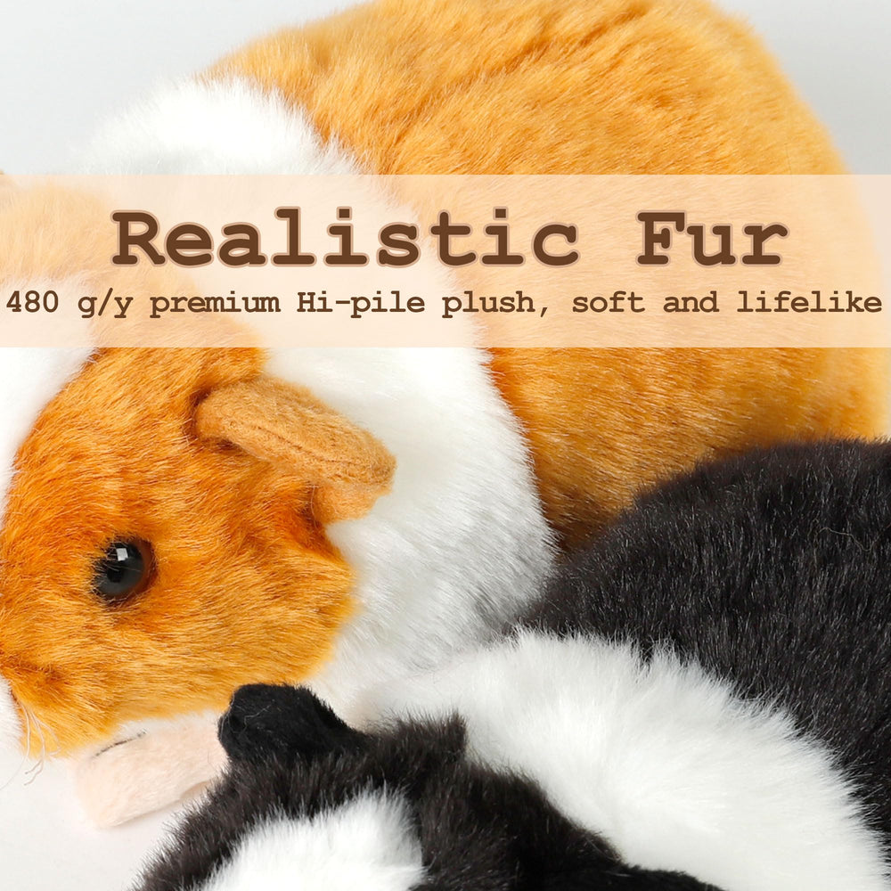 Redaica fluffy guinea pig, easy to wash and quick drying.