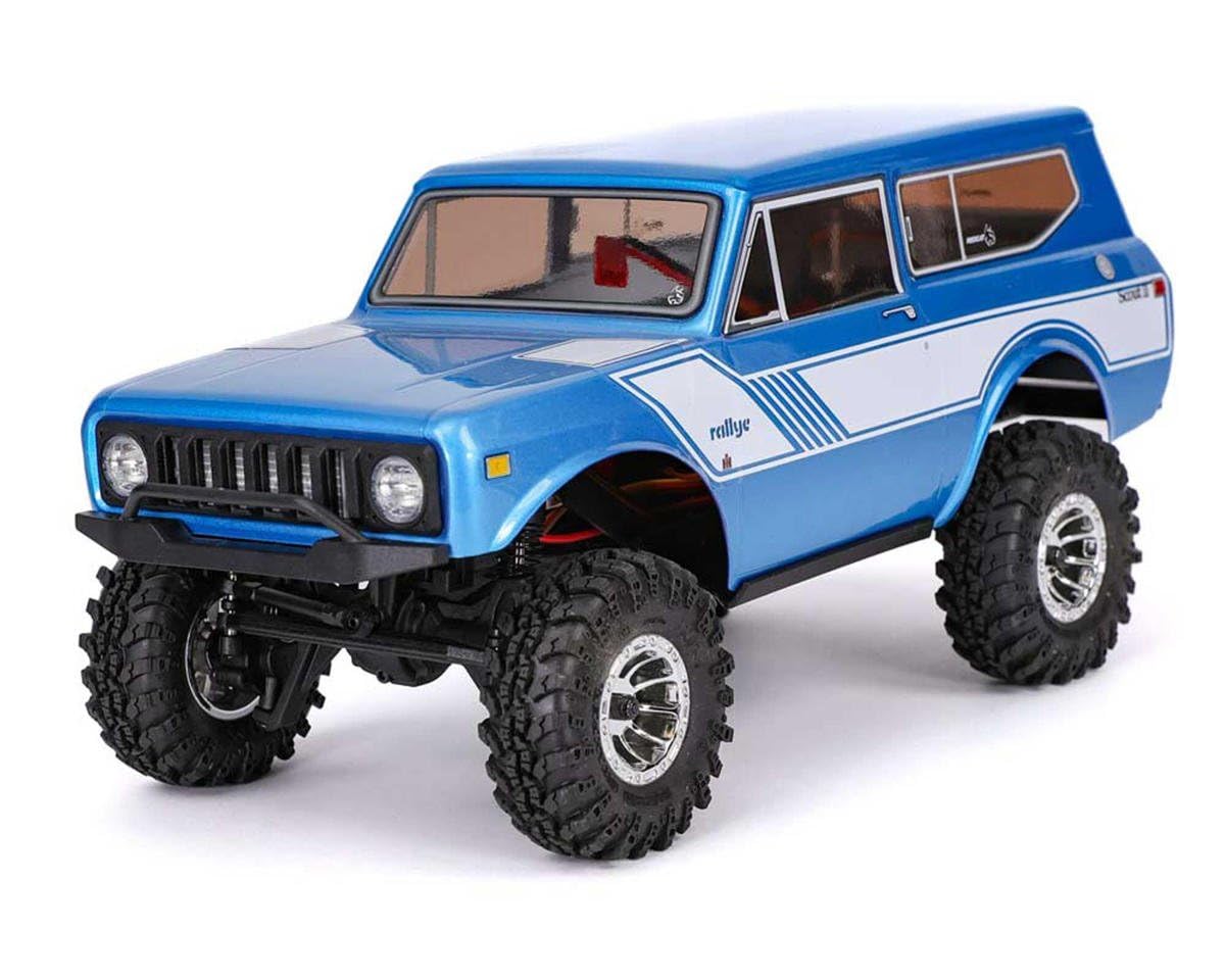 Redcat Racing Ascent 18 Scout II body on rugged terrain showcasing scale realism and color
