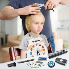 RedCrab Shaving Kit hair-dryer showcases realistic styling during imaginative grooming sessions.