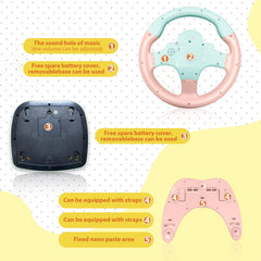RedCrab steering wheel 360-degree rotation for flexible play