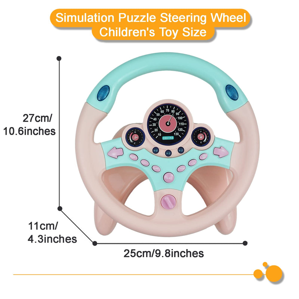 RedCrab steering wheel close-up shows durable plastic construction.