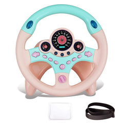 RedCrab steering wheel toy with lights and music sparks imaginative driving play.