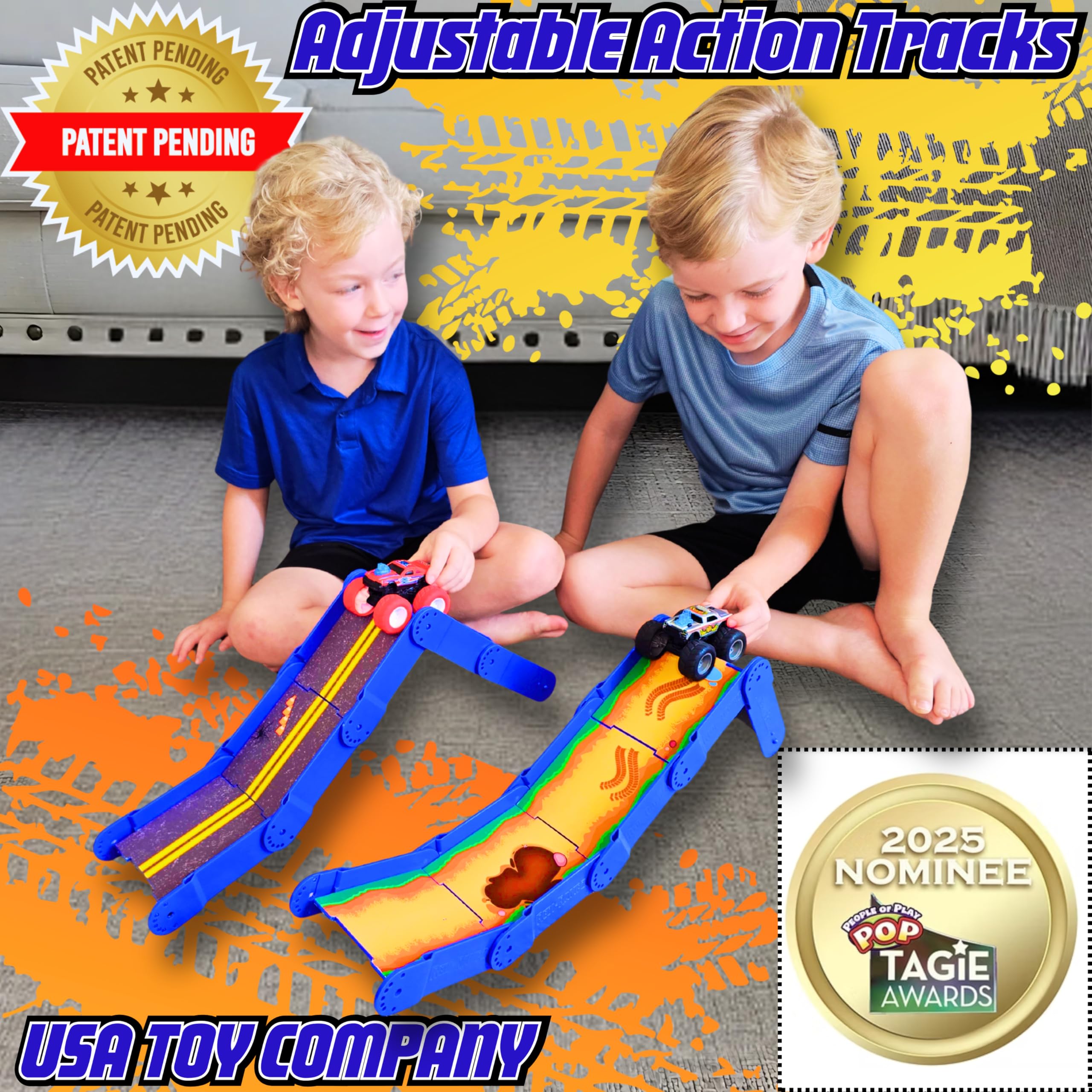 Redi-Rampz track piece showing modular design for fast configurations.
