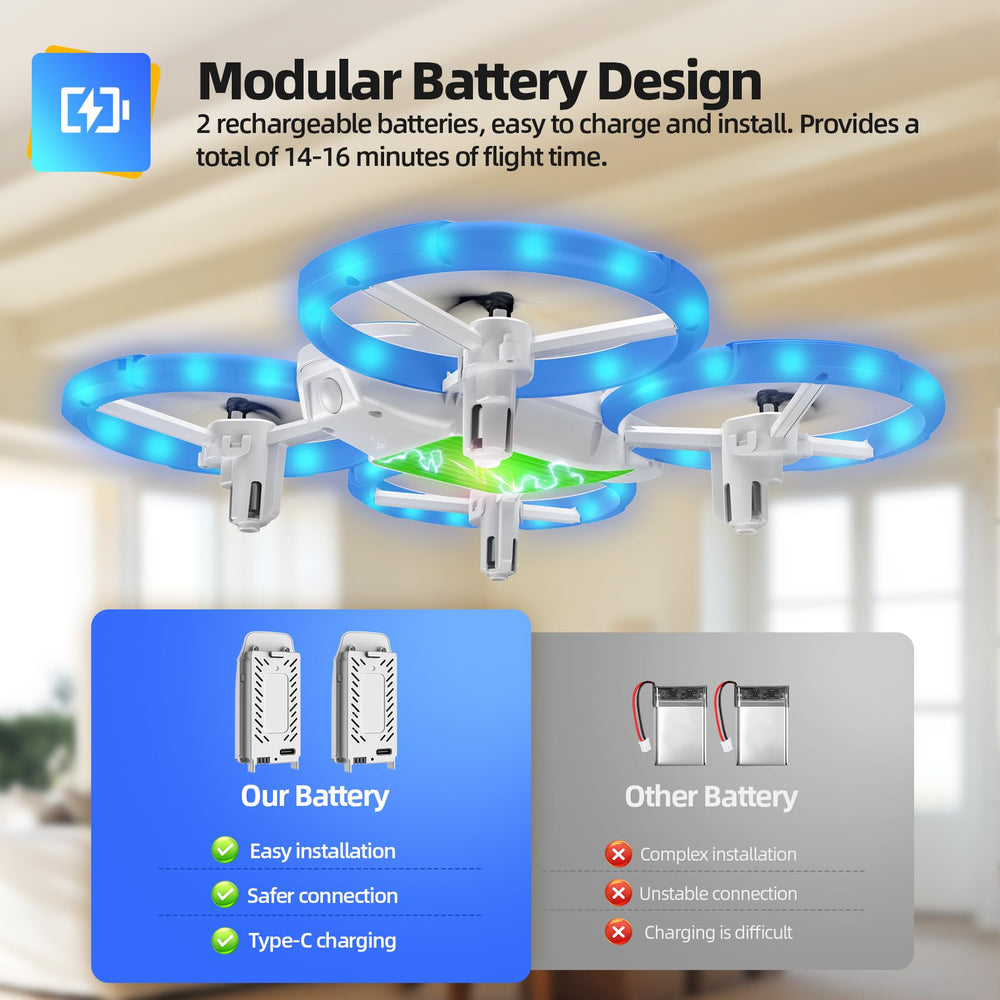 Redrie C68 drone performing 360-degree flips for playful stunts.