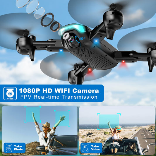 Redrie drone foldable design for easy portability and storage