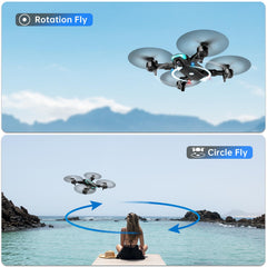 REDRIE Drone headless mode and 3D flip simplify orientation and creative spins