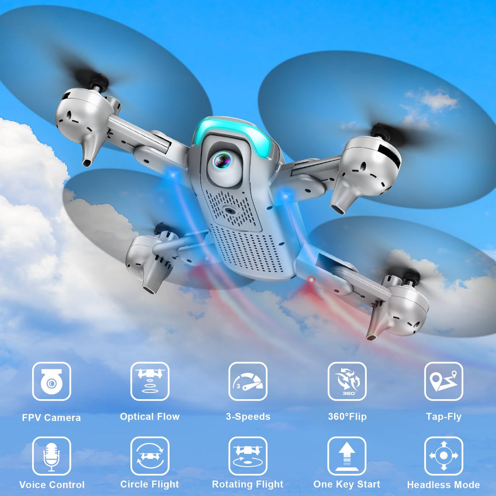 REDRIE JY02 drone altitude hold with indicator lights for dusk flights.
