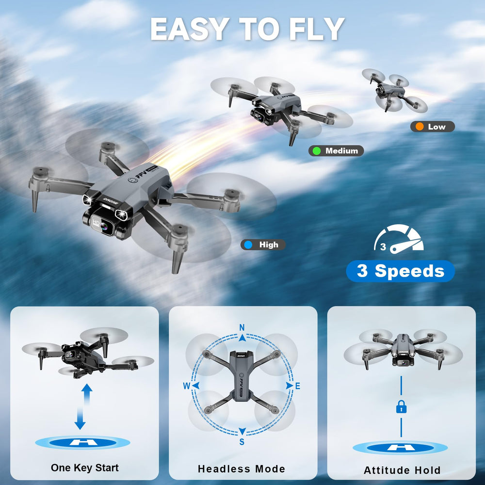 Redrie X29 drone gesture selfie mode for hands-free photos.