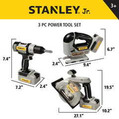 Red Toolbox Stanley Jr. jigsaw toy supports fine motor skills through engaging cut-out play.