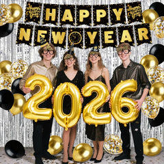 REDWORD latex balloons 18-pack for colorful, festive NYE decorating