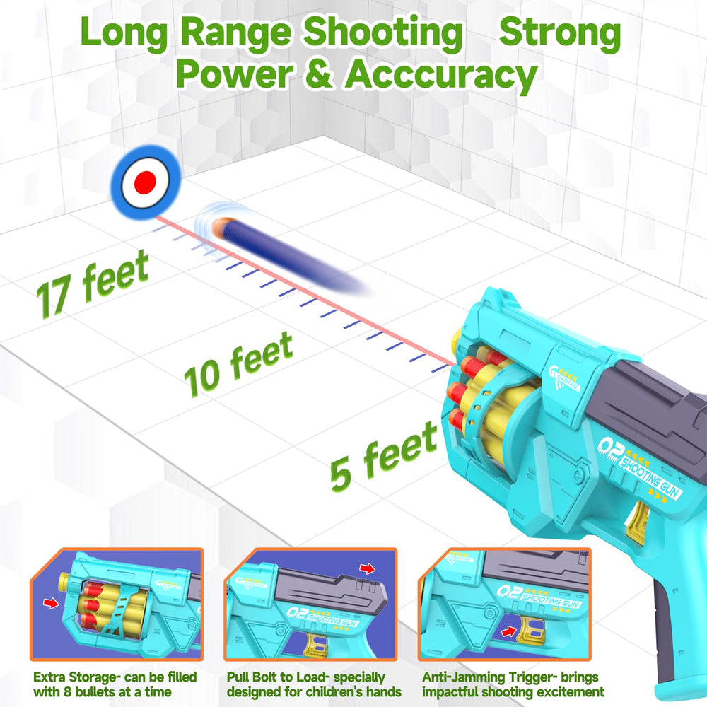 ReechTree RD-8 dual-dart types offer varied play options during battles.