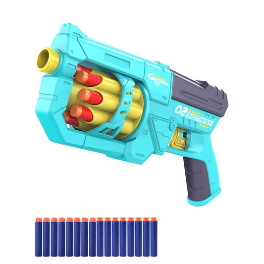 ReechTree RD-8 toy blaster with rotating drum for nonstop action indoors and outdoors.
