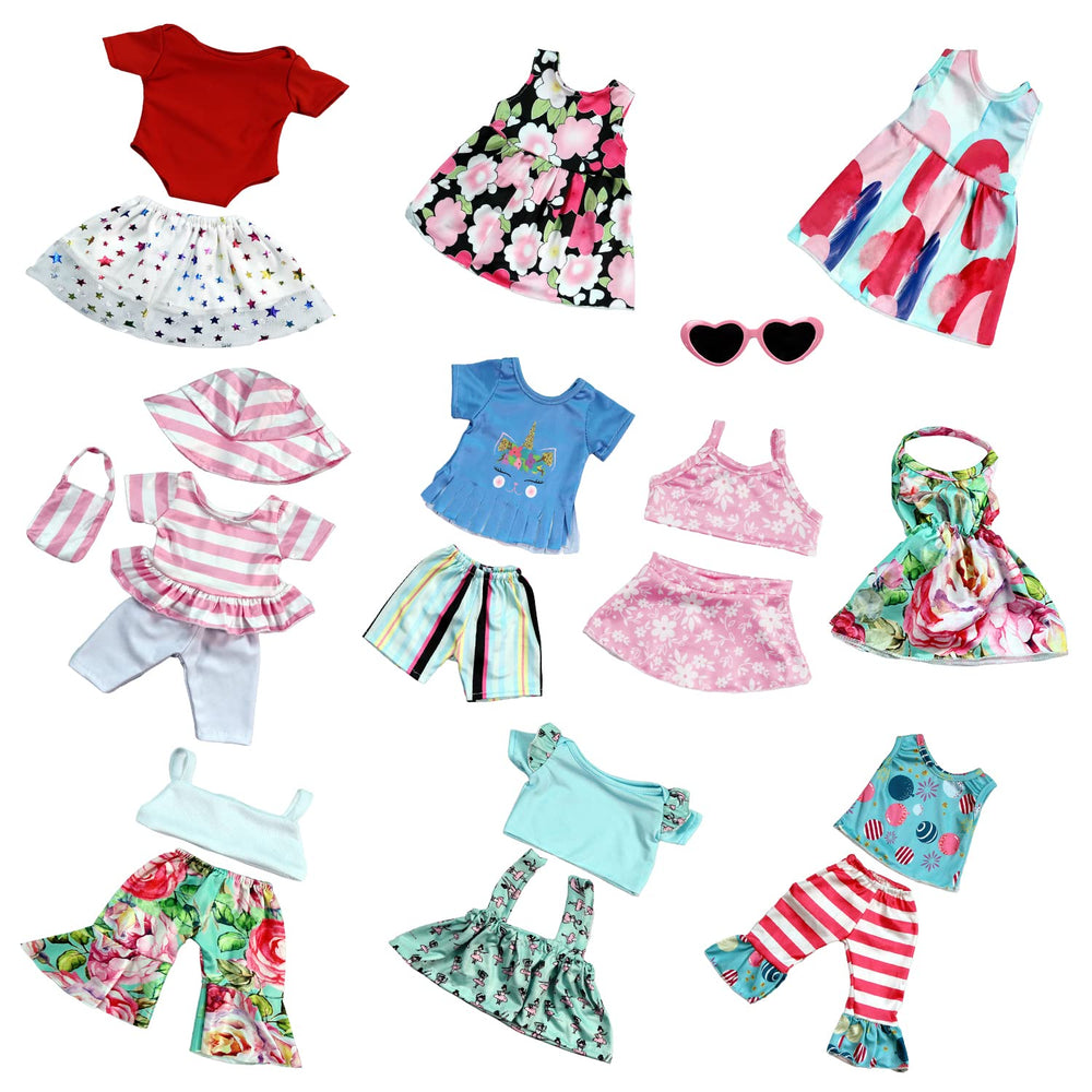 ReeRaa doll clothes with glasses included for stylish outfits.