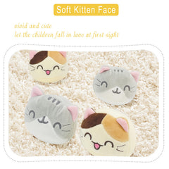 REFAHB Embroidery detail on cat pattern adds delicate charm.
