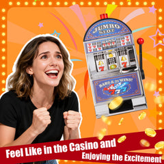 REFARICO slot machine money bank blue desk display doubles as decor