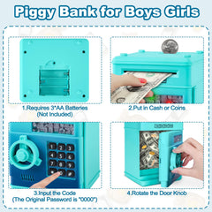 Refasy automatic paper money scroll eases saving with seamless money insertion