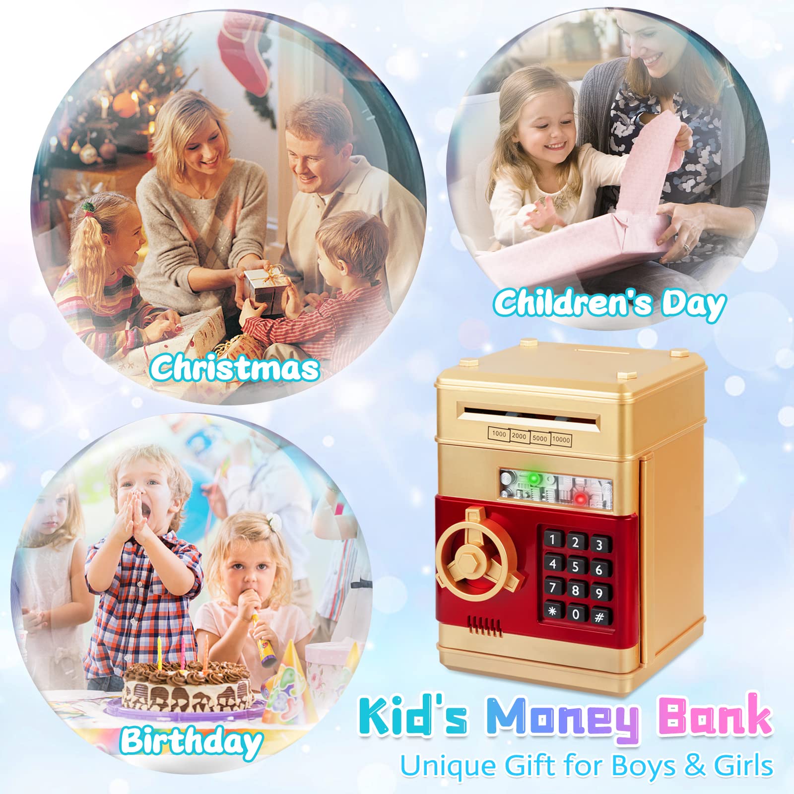 Refasy Money Bank gift-ready packaging for birthdays or holidays.