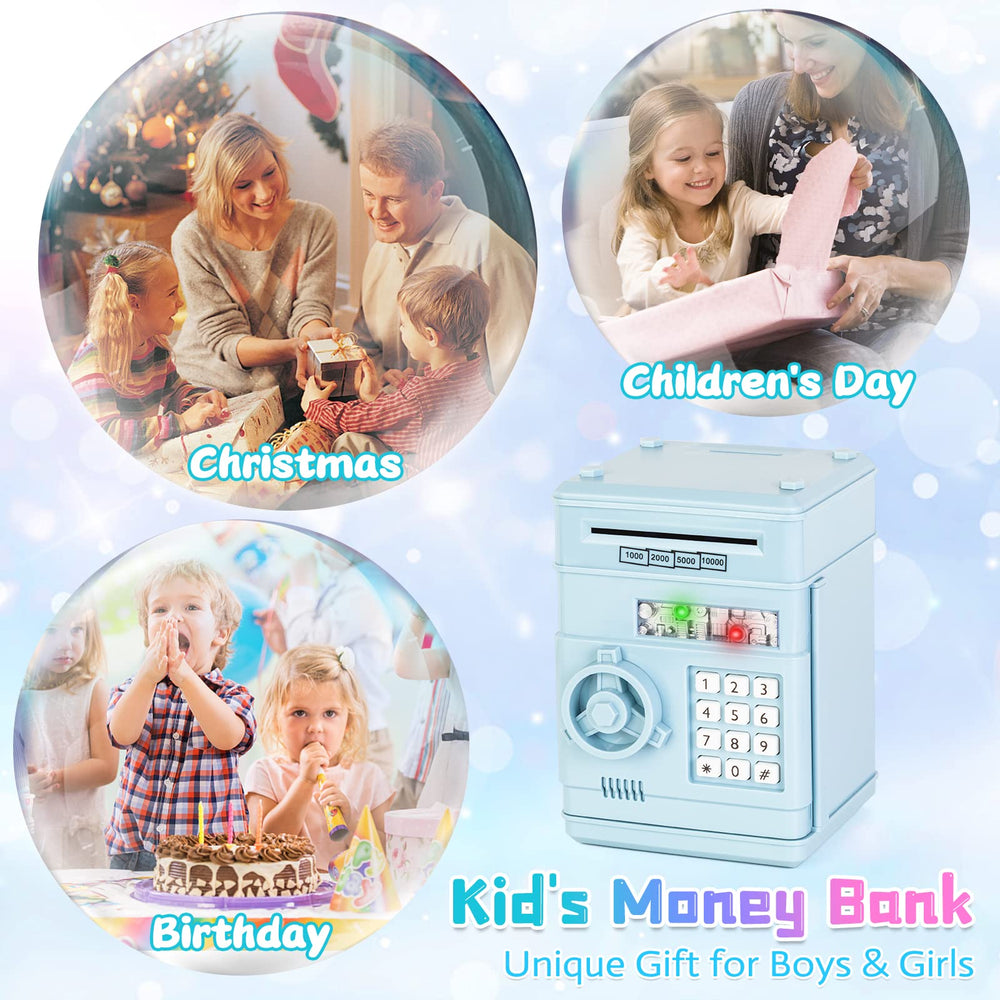 Refasy piggy bank gift packaging suggesting a perfect birthday gift