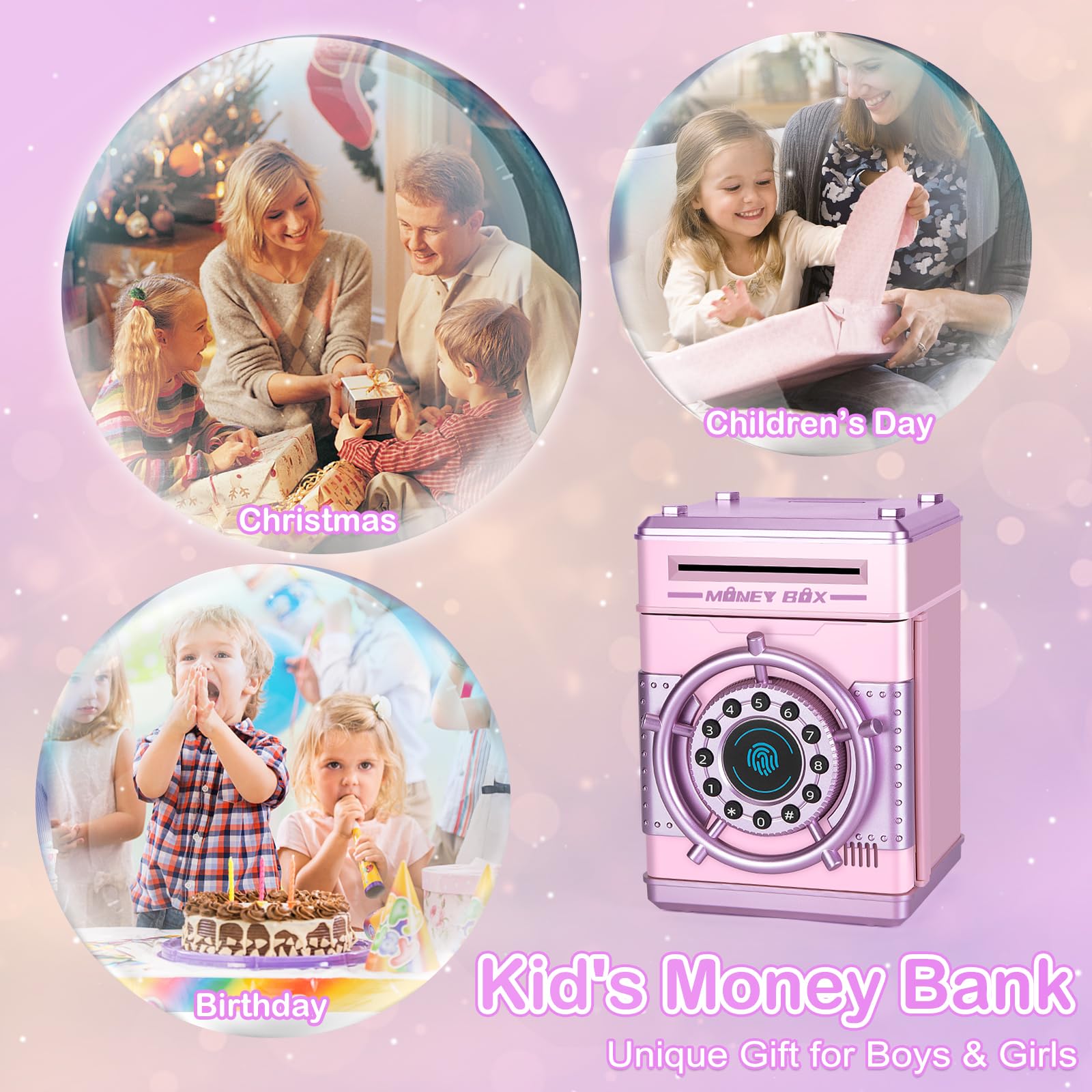 Refasy piggy bank gift-ready packaging makes a perfect present