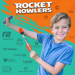 Refresh Sports child using rocket launcher outdoors, sparking imagination and social play.