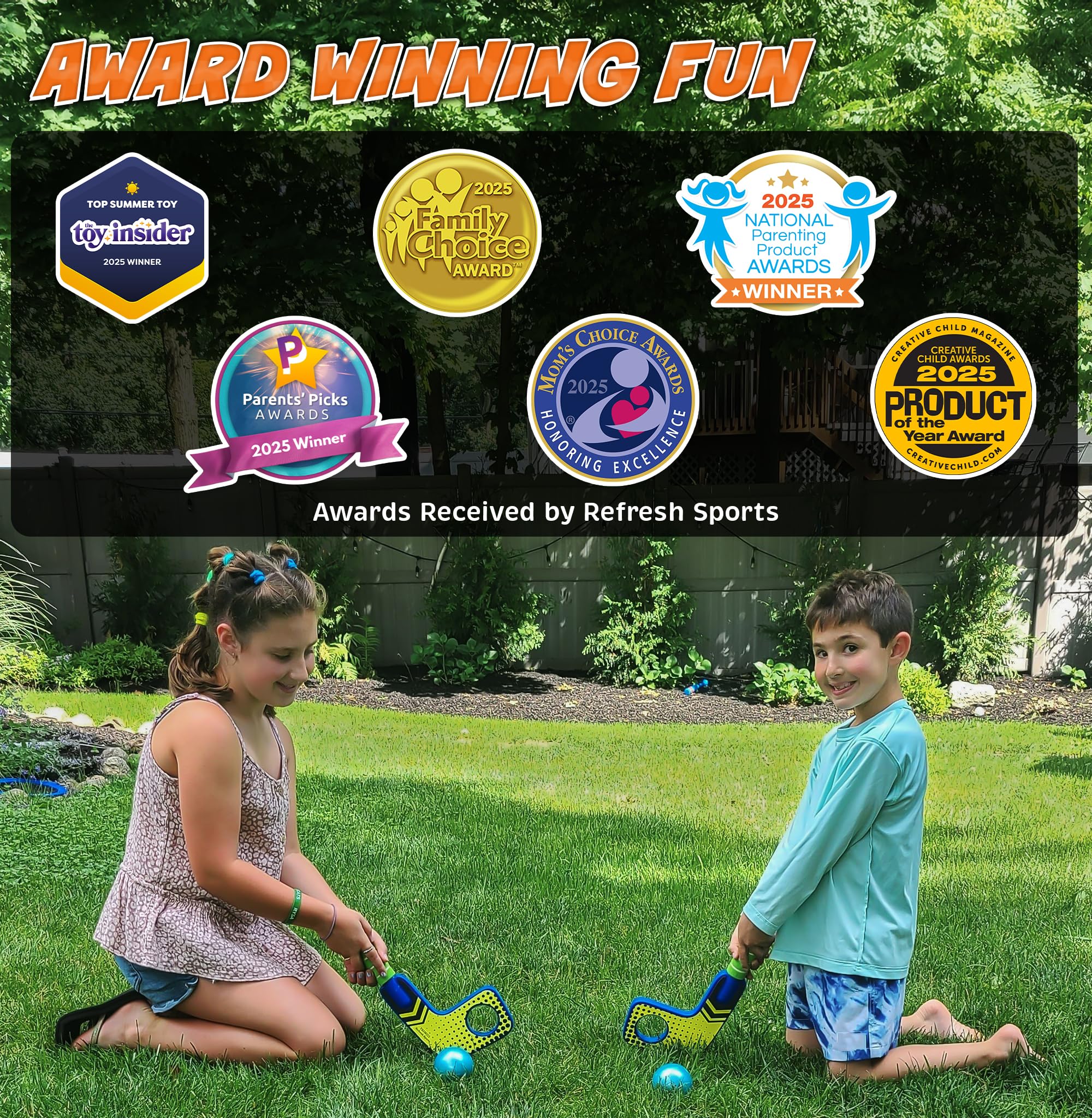 Refresh Sports knee sticks swimming toy for kids ages 4 to 12.