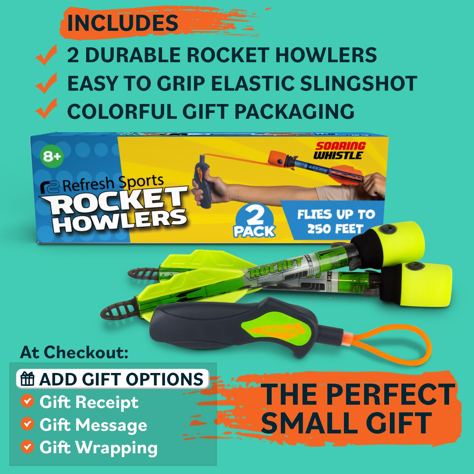 Rocket launcher used in yard or beach setting for family fun outdoors.