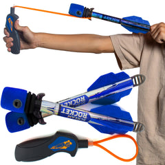 Refresh Sports rocket launcher outdoors with foam rocket for safe, active play
