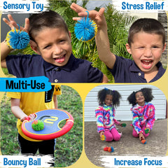 Refresh Sports Stringy Balls 8 Pack suitable for outdoor and indoor play.
