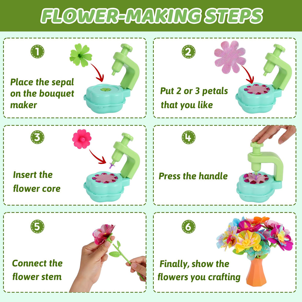 Refttenw Flower Craft Kit sepal adds natural touches to your flowers.
