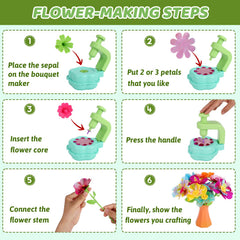 Refttenw Flower Craft Kit sepal adds natural touches to your flowers.
