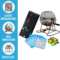 Regal Games Bingo Deluxe master board keeps rounds organized.