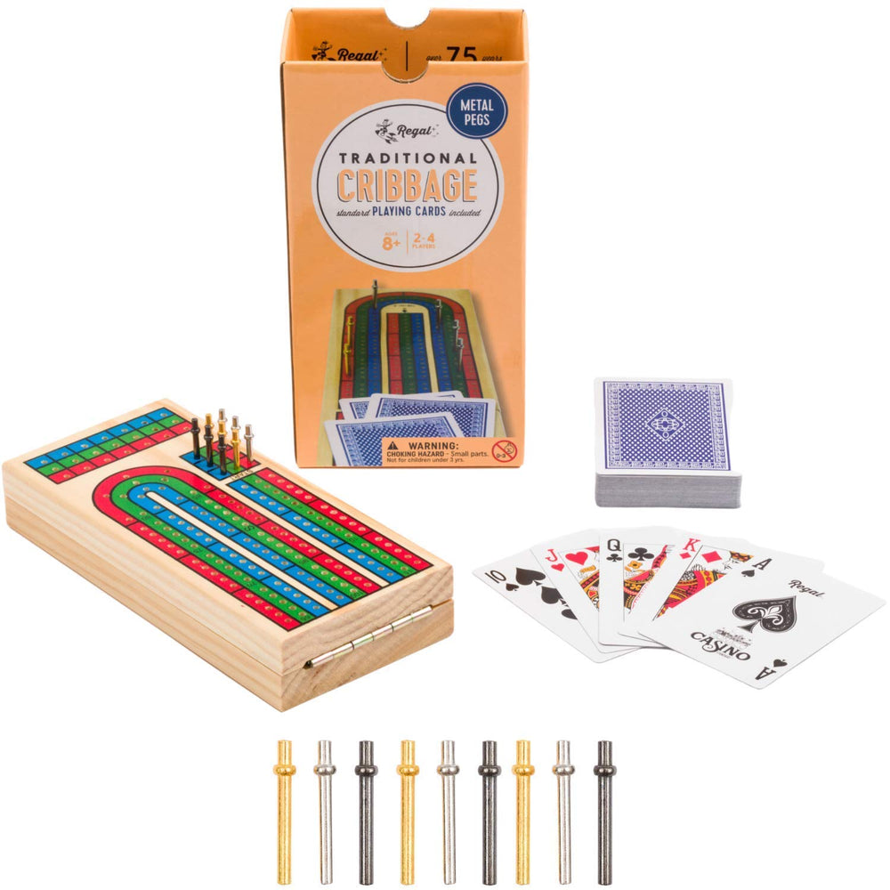 Regal Games deck of cards included for quick setup and play.