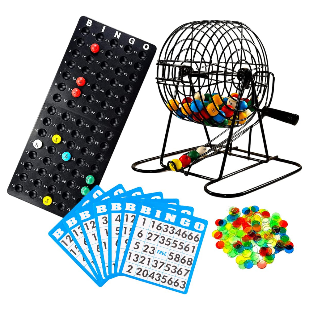 Regal Games Deluxe Bingo Cage with a smooth spin for fair draws.
