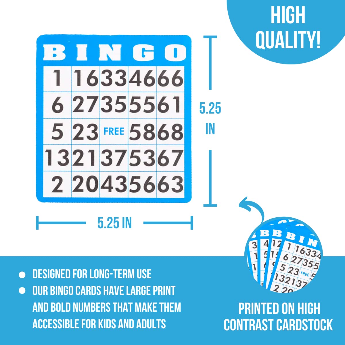 Regal Games Deluxe Bingo Chips in bright colors for clear marking.
