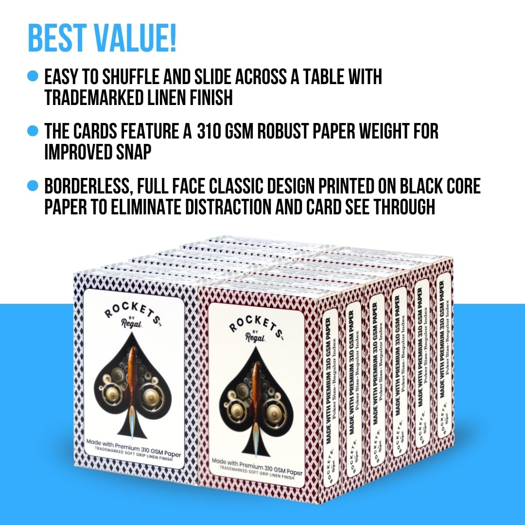Regal Games Durable 310 GSM card stock supports long sessions
