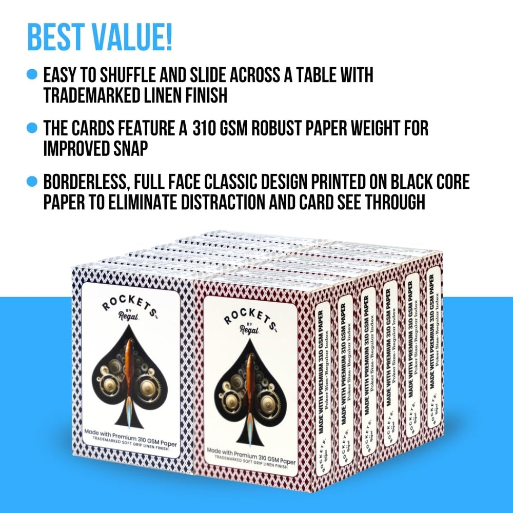Regal Games Durable 310 GSM card stock supports long sessions