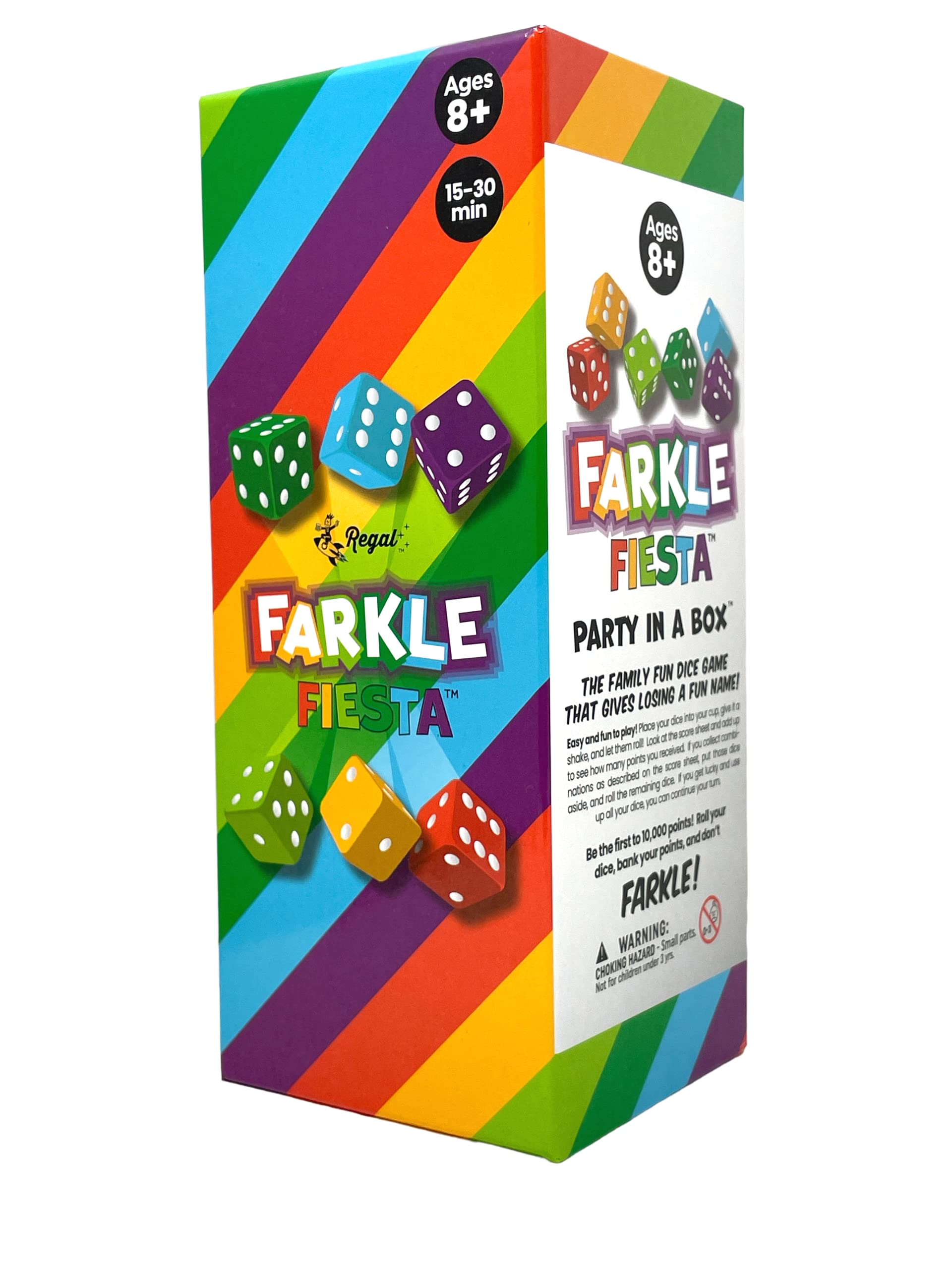 Regal Games Farkle Fiesta brings family night energy and fun.