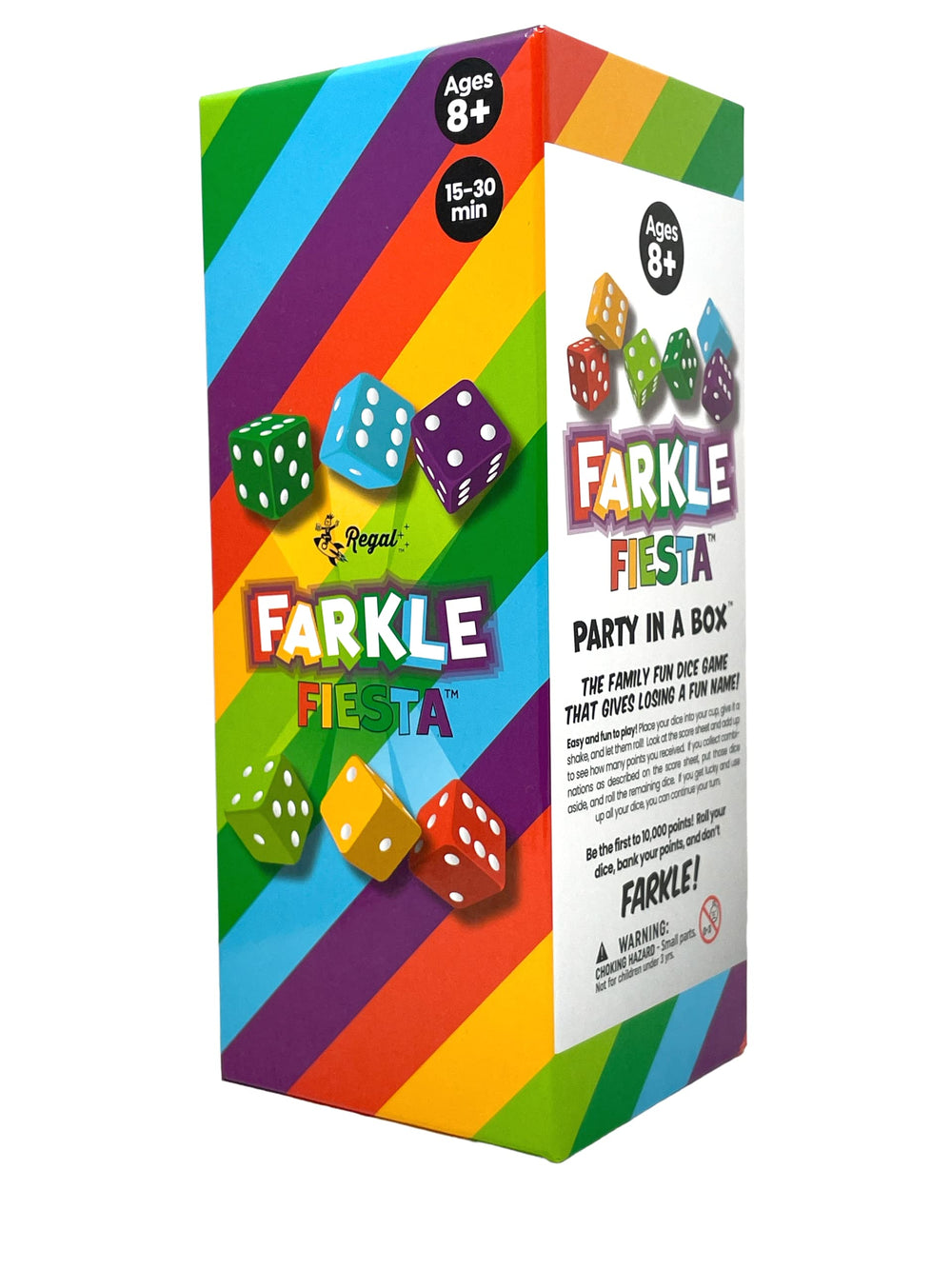 Regal Games Farkle Fiesta brings family night energy and fun.